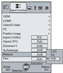 JVC DLA-HD950BE - Masquer I'image - 5