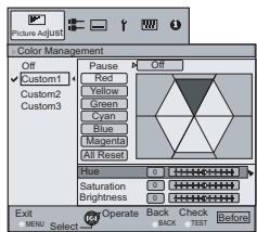 JVC DLA-HD990 - Setting Menu (Continued) - 4