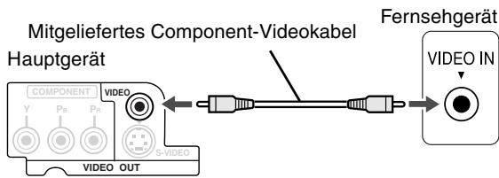 JVC FSY1 - Anschluss an ein Fernsehgerät - 1