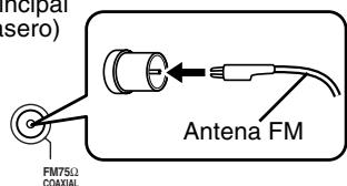 JVC FSY1 - Conexión de la antenna FM (suministrada) - 1