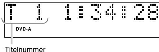 JVC FSY1 - Displayfenster während der Disk-Wiedergabe - 2