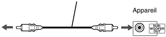 JVC FSY1 - Connexion d'un caisson de grave - 2