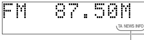 JVC FSY1 - Betätigen Sie TA/News/Info so oft, bis die Anzeige des gewünschten Programmtypes (TA/NEWS/INFO) im Displayfenster erscheint. - 1