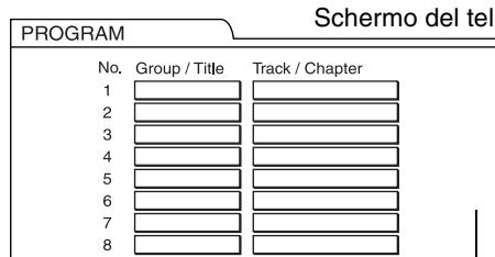 JVC FSY1 - Riproroduzione del disco nell'ordine desiderato (riproduzione programmata) - 1