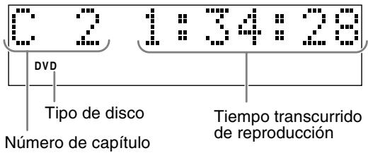 JVC FSY1EN - Ventana de visualización durante la reproducción del disco - 1