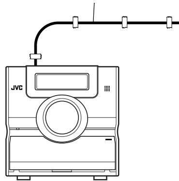 JVC FSY1EN - Connexion de l'antenne FM (fournie) - 2