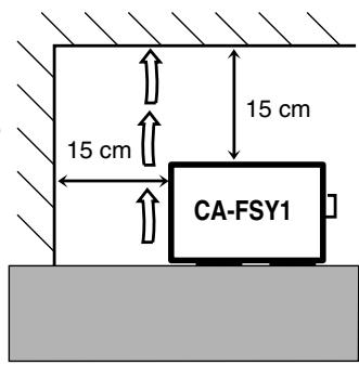 JVC FSY1EN - Attenzione: Per una corretta ventilazione - 2