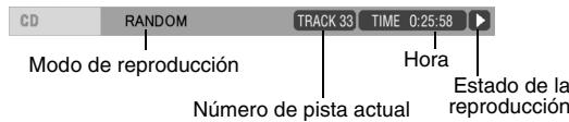 JVC FSY1EN - Información visualizada en la barra de estado - 2