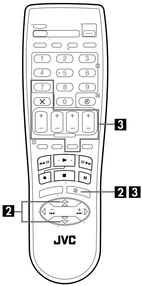 1 2 3 4 5 6 7 8 9 × 0 ④ + + + - + - + - + - ① ② ③ JVC ② ③