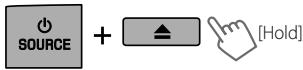 JVC KW-XR611 - How to forcibly eject a disc - 1