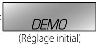 JVC KW-XR611 - Annulation des démonstrations des affichages - 3