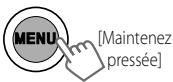 JVC KW-XR611 - Annulation des démonstrations des affichages - 2