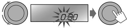 JVC KW-XR611 - Setting the clock - 8