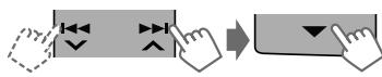 JVC KW-XR611 - Connecting/disconnecting/ deleting a registered device - 3