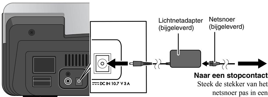 JVC NX-PN10 - Netsnoer aansluiten - 1