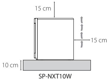 JVC NX-T10 - Attention: Aération correcte - 1