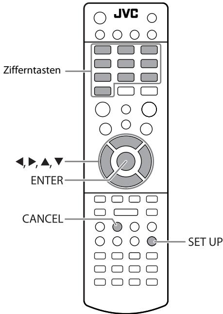 JVC NX-T10 - Setup-MENU-Vorgänge INFO - 1