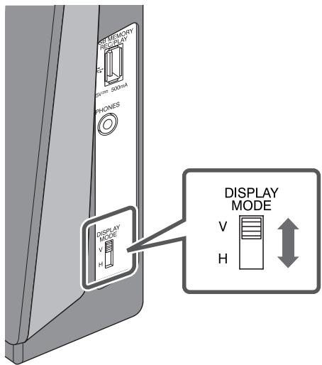 JVC NX-T10 - Positionnement vertical ou horizontal de l'appareil principal - 1