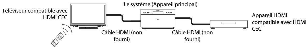 JVC NX-T10 - Opérations de base pour HDMI CEC - 1