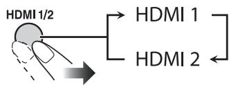 JVC NX-T10 - Pour un apparéil connecté à HDMI IN 1/HDMI IN 2 - 1