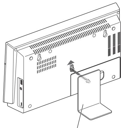 JVC NX-T10 - Zum Anbringen des mitgelieferten Ständers am Hauptgerät - 1