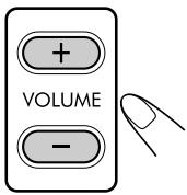 JVC UX-GP1E - Regolazione del volume - 1
