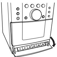 JVC UX-GP1E - Ouvrez le couvercle. - 1