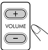 JVC UX-GP1E - Instellen van het volume - 1