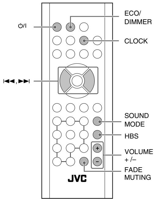 JVC UX-TB30E - Opérations quotidiennes—Ajustement du son et autres ajustements - 1