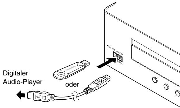 JVC UX-TB30E - Zum Anschlieben des USB-Massenspeichergeräts - 1