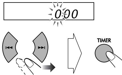 JVC UX-TB30E - Impostazione del timer giornaliero - 6