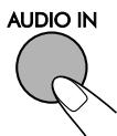 JVC UX-TB30E - Per selezionare AUDIO IN - 1