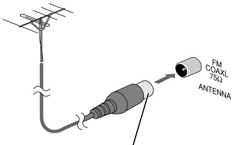 JVC UX-TB30E - UKW-Außenantenne (nicht mitgeliefert) - 1