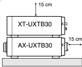 JVC UX-TB30E - Attention: Aération correcte - 2