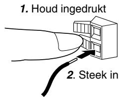 JVC UX-TB3E - Aansluiten van de AM-ringantenne - 1