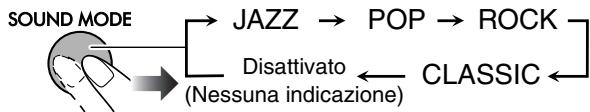 JVC UX-TB3E - Per selezionare la modalità audio - 1