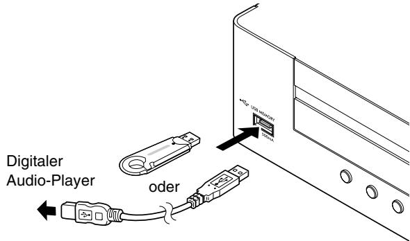 JVC UX-TB3E - Zum Anschließen des USB-Massenspeichergeräts - 1