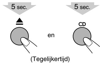 JVC UX-TB3E - Terwijl de disclade is gesloten... - 1