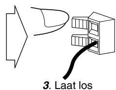 JVC UX-TB3E - Aansluiten van de AM-ringantenne - 2