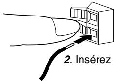JVC UX-TB3E - Pour connecter l'antenne cadre AM - 1