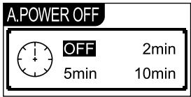 A.POWER OFF OFF 2min 5min 10min