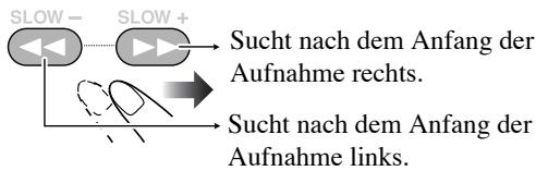 JVC CA-HXGD8 - Zum Aufsuchen des Anfangs vorheriger oder späterer Aufnahmen — Music Scan - 1