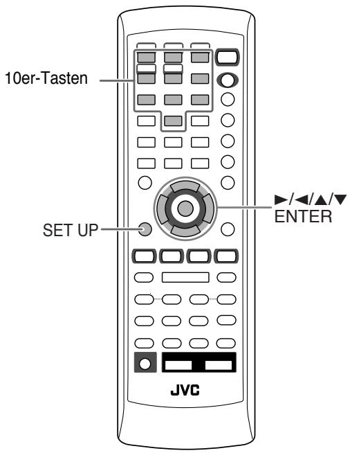 JVC CA-HXGD8 - Setup-Menü-Vorgänge - 1