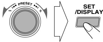 JVC CA-HXGD8 - Stellen Sie die Minute ein. - 1