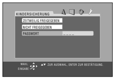 JVC CA-HXGD8 - Zum kurzzeitigen Aufheben der Kindersicherung - 1