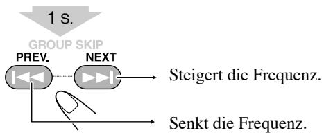 JVC CA-HXGD8 - So stellen Sie Sender ein - 1