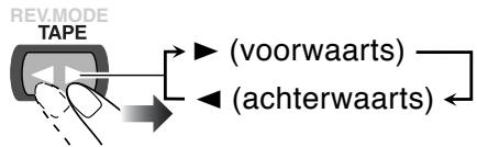 JVC CA-HXGD8 - Veranderen van de bandtransportrichting - 1