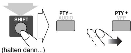 JVC CA-HXGD8 - Wählen Sie einen PTY-Code. - 1