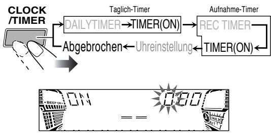 JVC CA-HXGD8 - Einstellung des Timers - 2