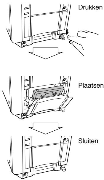 JVC CA-HXGD8 - Plaatsen van een cassette - 1